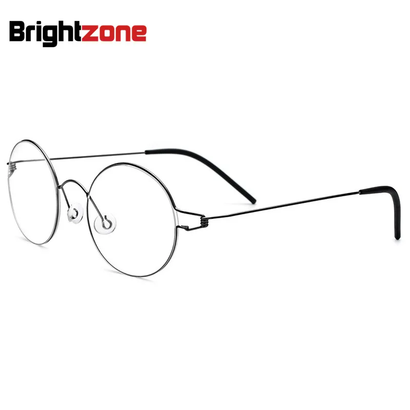 

No Screw Ultra-light Titanium Transparent Men's Glasses Spectacle Optical Prescription Frame Eyeglasses Oculos De Grau Brillen