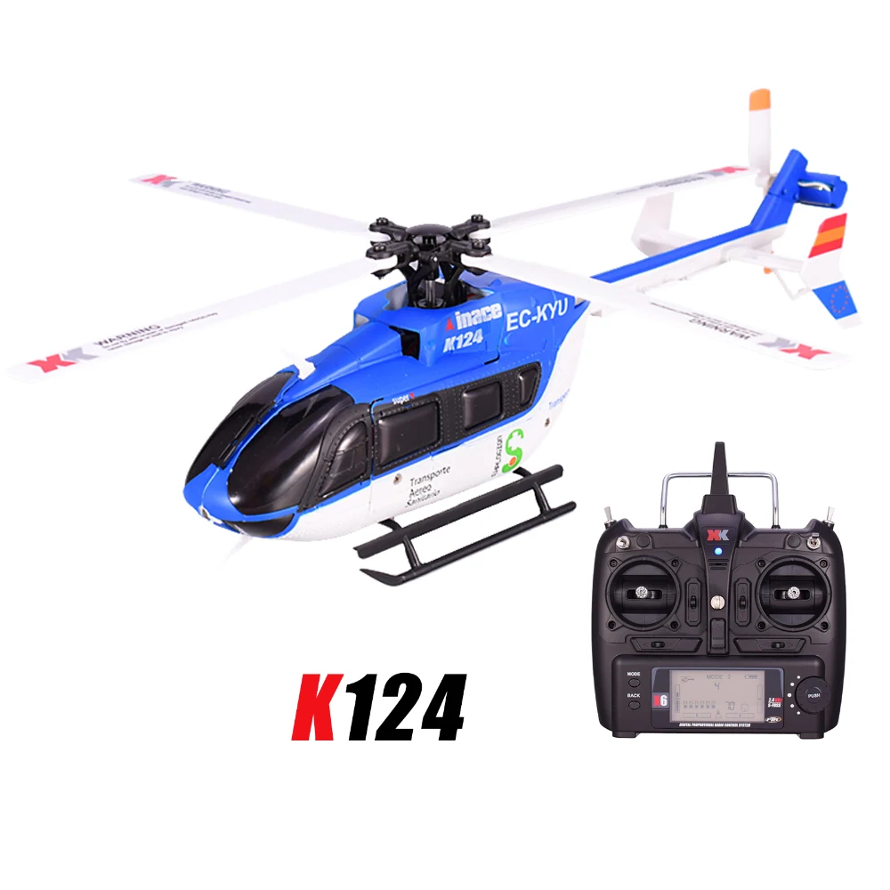 Nieuwe Wltoys Xk AS350 K123 6CH 3D 6G Systeem Afstandsbediening Speelgoed Borstelloze Motor Rc Helicopter Bnf Compatibel Met futaba S-FHSS