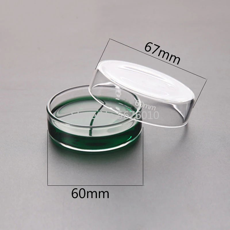 10 pieces/lot 60/75/90mm Borosilicate Glass Petri Dishes Cell Sterile Culture Dish Lab Supplies