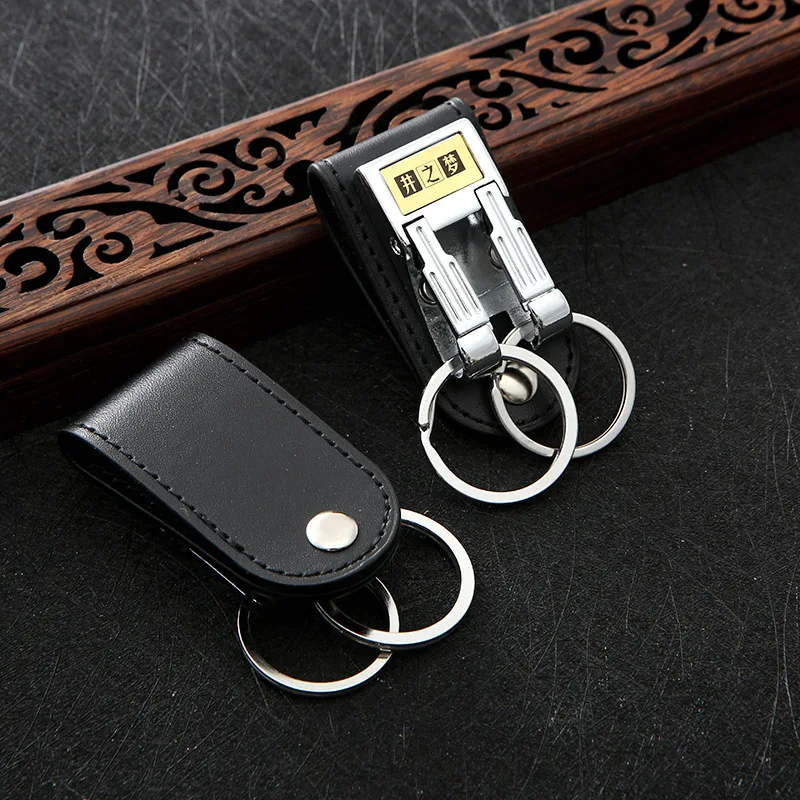 Anti-Lost Heavy Duty Stainless Steel Belt Key Holder Key-Clip Detachable Keyrings for Keys Belt Keychain Men Jewelry