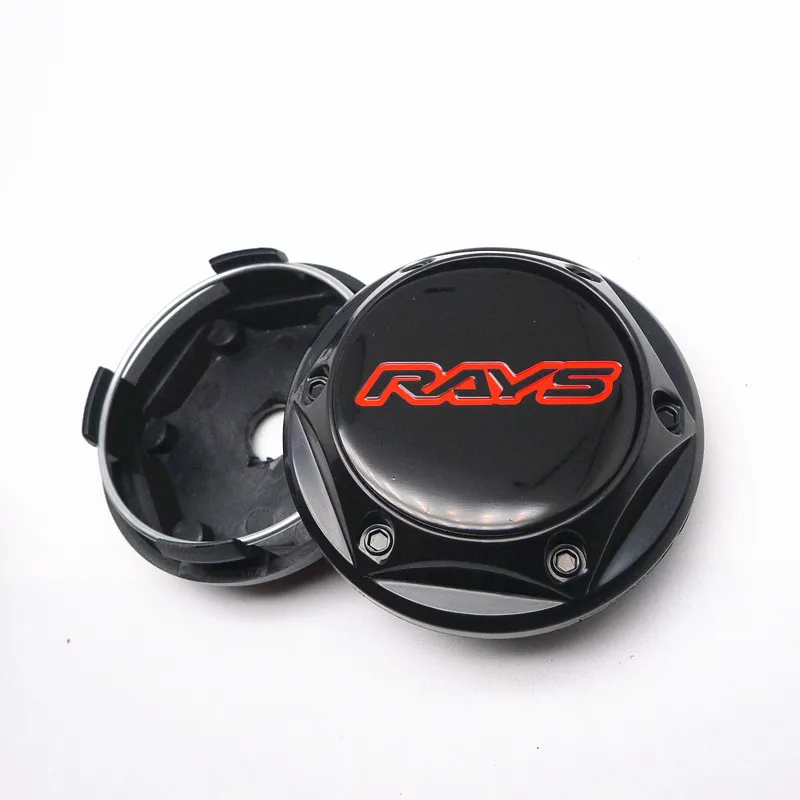 4pcs 68mm 62mm For Rays Wheel Hub Center Cap Car Rims Replace Dust-proof Cover Auto Styling Accessories