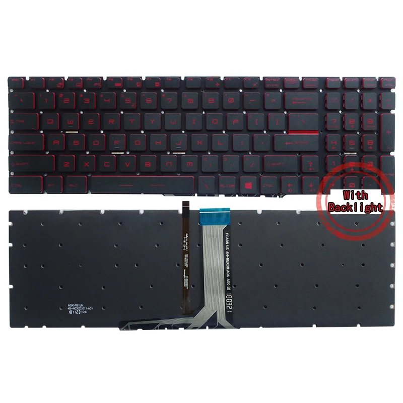 Laptop Keyboard for MSI MS-1799 MS-1796 MS-16J9 MS-1792 MS-1791 MS-1795 Notebook Replace Keyboard