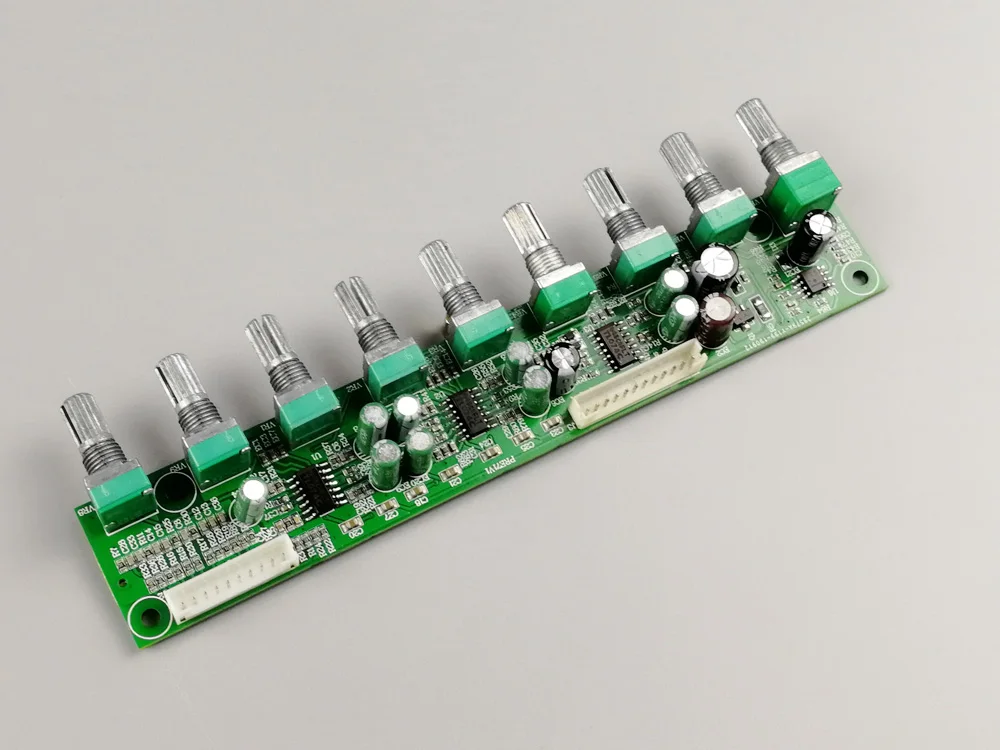 7.1 Power Amplifier BOARD ด้านหน้า STAGE DC 15-35V อิสระปรับความถี่เบสปรับอัตโนมัติ M