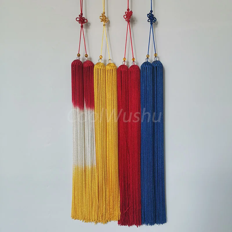 Wudang sword Return wire lengthen sword tassel tai chi sword tassel hand made total length 100cm Eight Diagrams sword