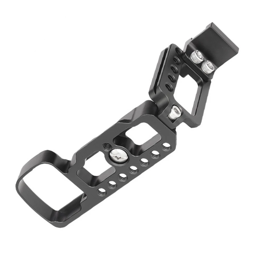 

JINTU Metal Quick Release Holder Plate Vertical L Bracket Hand Grip w/ Hot Shoe for for Sony Alpha A6400 ILCE-6400L 6400M