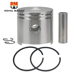 369-00001 Piston Set (Std) For TOHATSU 2 stroke Outboard Motor M5 5HP with Clip and Pin 369-00001-0 351-00011-0 55MM