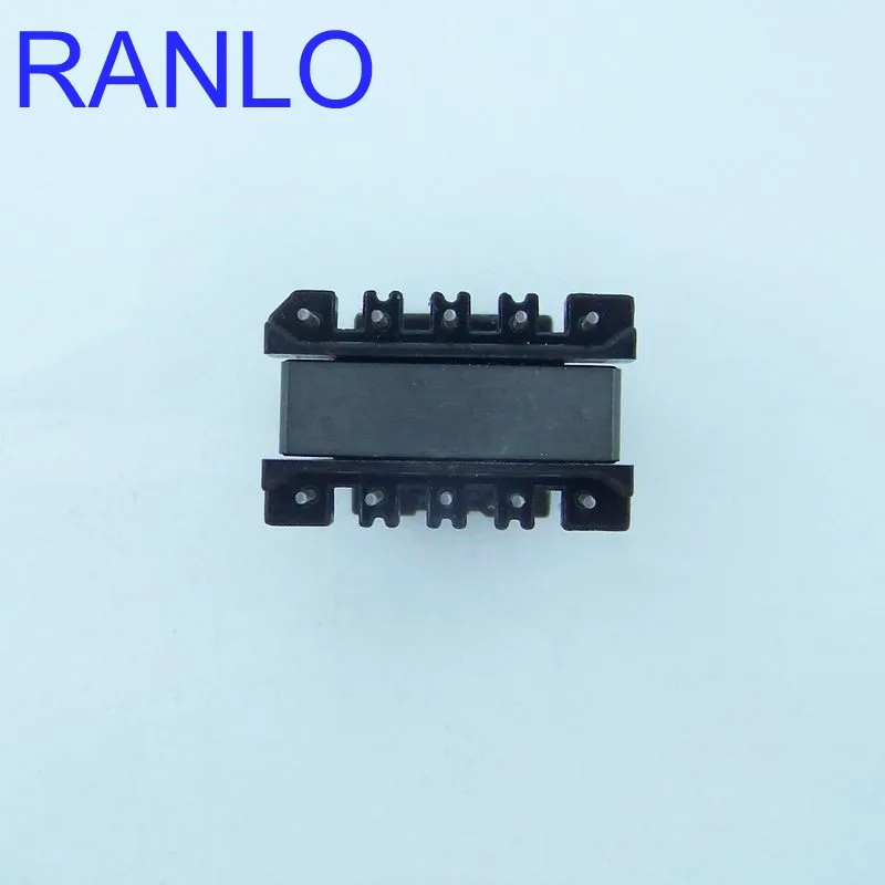 RANLO EF25 /13/7 Transformers Bobbin PC40 N87 Magnet Ferrite Core 5+5pin Vertical