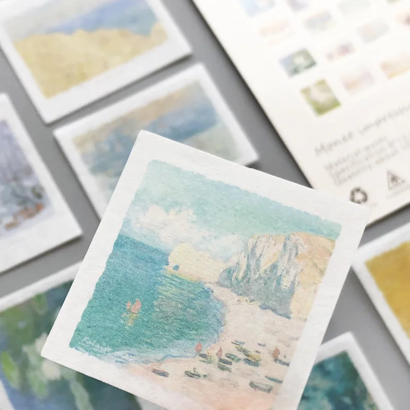 50 pcs/lot loving vincent  Decorative Stickers Scrapbooking Stick Label Diary Album Van Gogh stationery Stickers