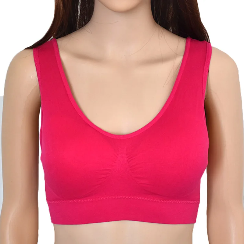 Plus Size Bras For Women Seamless Bra With Pads Big Size 4XL 5XL 6XL Bralette Push Up Brassiere Bra Wireless Sport Bra