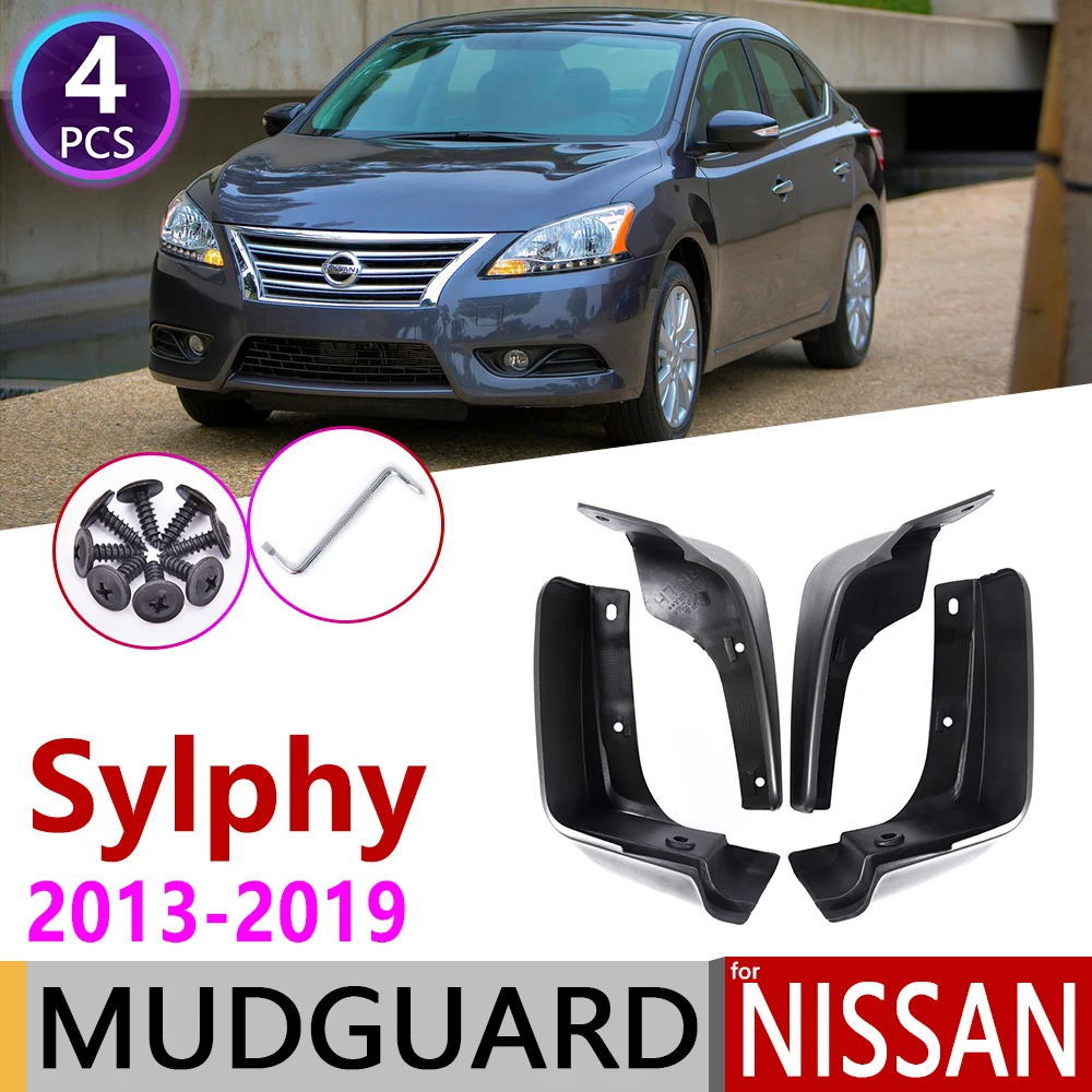 for Nissan Sentra Sylphy Pulsar 2013~2019 B17 Mudflap Fender Mud Guard Splash Flap Mudguard Accessories 2014 2015 2016 2017 2018