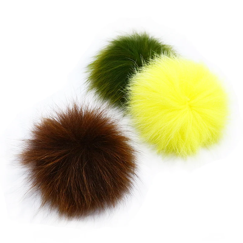 Big volume fly tying fox tail hair for tube fly streamer fly tying materials super fine Arctic Fox polar tail pieces