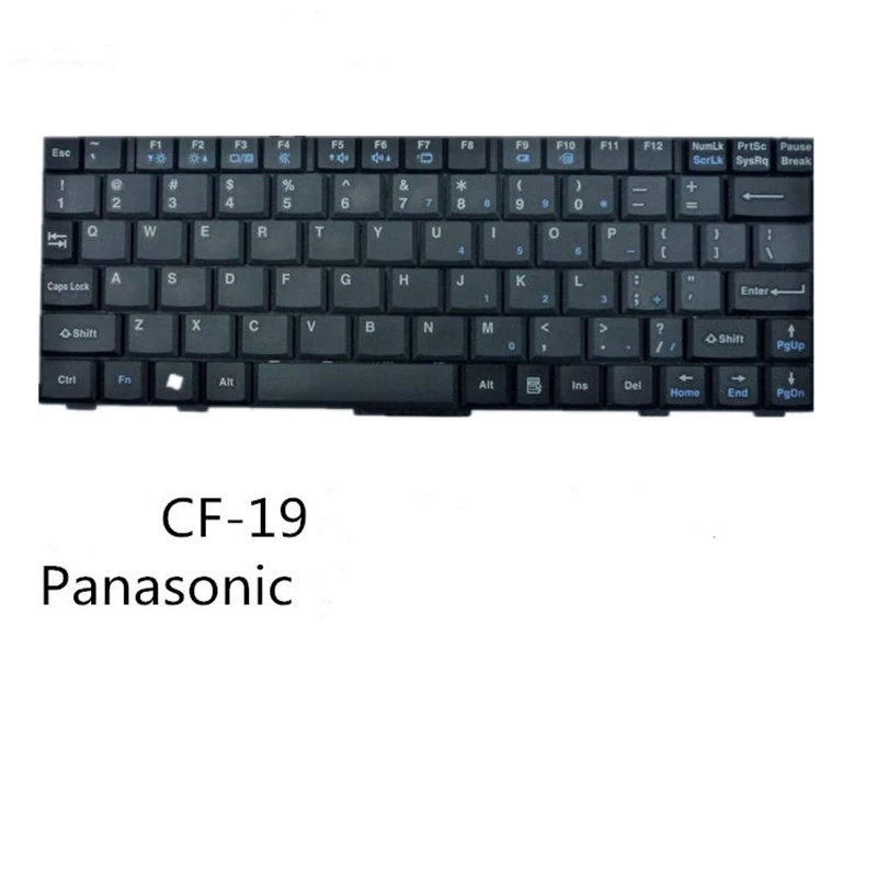 Imagem -01 - Desmontagem Original 99 Novo Teclado do Portátil para Panasonic Cf18 Cf19 Cf18 Cf-19 Série Qwerty Eua Layout