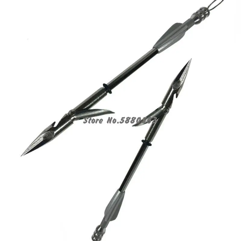 10pcs Slingshot Dart Arrows Slingshots Accessories Fish Hunting Slingshots Bullet Head Triangular Darts