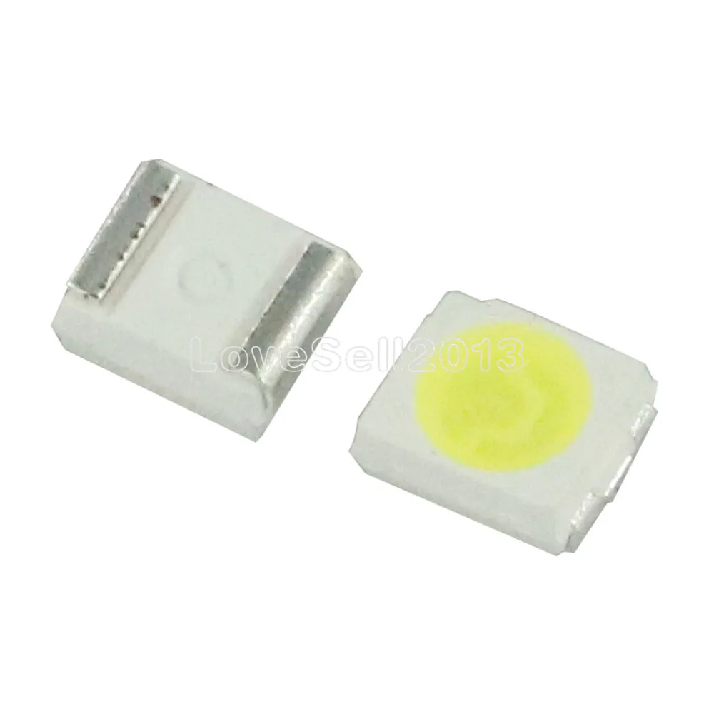 50PCS POWER TOP SMD SMT White PLCC-2 3528 1210 Super Bright Light LED