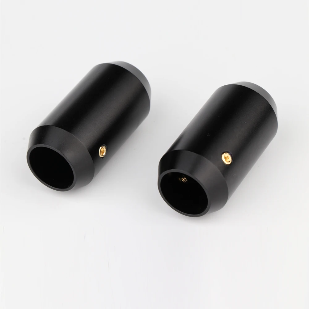 AL-1607/1608 b Hifi-Audio hose y Splitter 1 bis 2 Lautsprecher 7mm RCA-Kabel, Audio-DIY-Anschluss schwarze Kabel Drahts tiefel – Detail 5