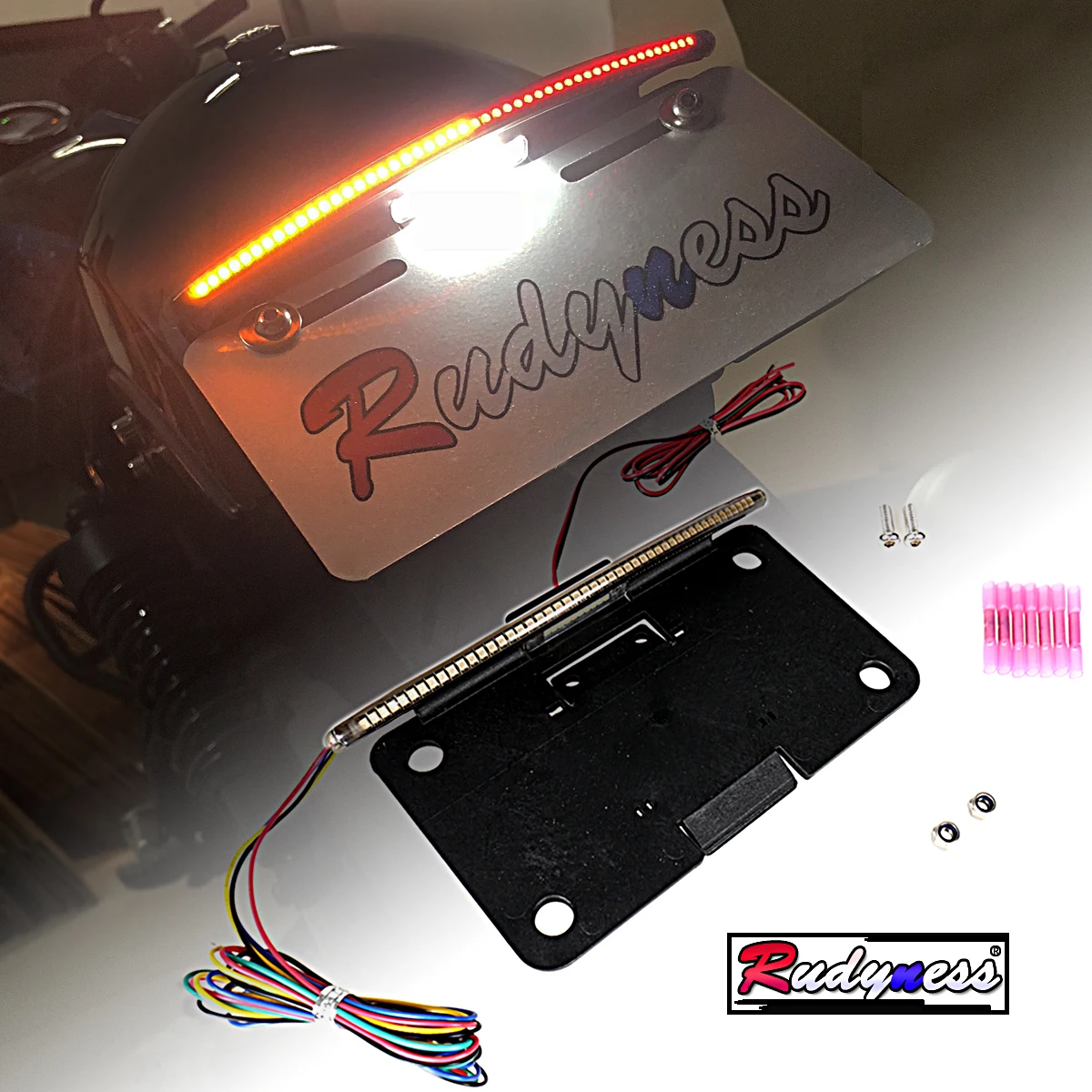 

LED Fender Eliminator Integrated Tail Light Smoked Bar For Honda Rebel CMX 300 500 ABS 2017-2019 Models