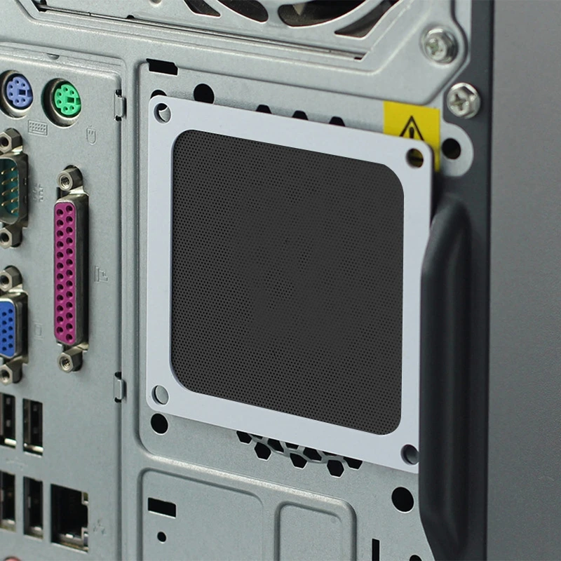 Magnetic Dust Filter Dustproof Mesh Fan Cover Net Grill Guard with Hole for PC Computer Case Cooling Fan Accessories