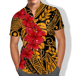 Pocket Short Sleeve Shirt Tribal Islanders Polynesian Clothes Polynesian Tribal Clothing Samoan Puletasi viking