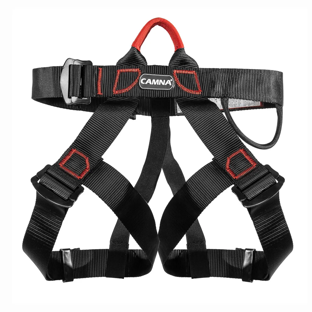 Half Body Climbing Harness Waist Safety Harness for Mountaineering Rock Climbing Rappelling Tree Climbing Strap