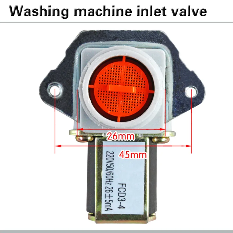 Zawór wlotowy typu uniwersalnego zawór elektromagnetyczny do filtra przełącz akcesoria pralka automatyczna