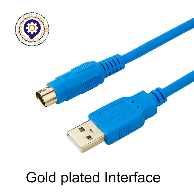 USB-SC09-FX Cô Lập Lập Trình Thích Hợp Cho Mitsubishi FX Tất Cả Loạt FX2n FX3U FX1N PLC Bị Cô Lập Adapter