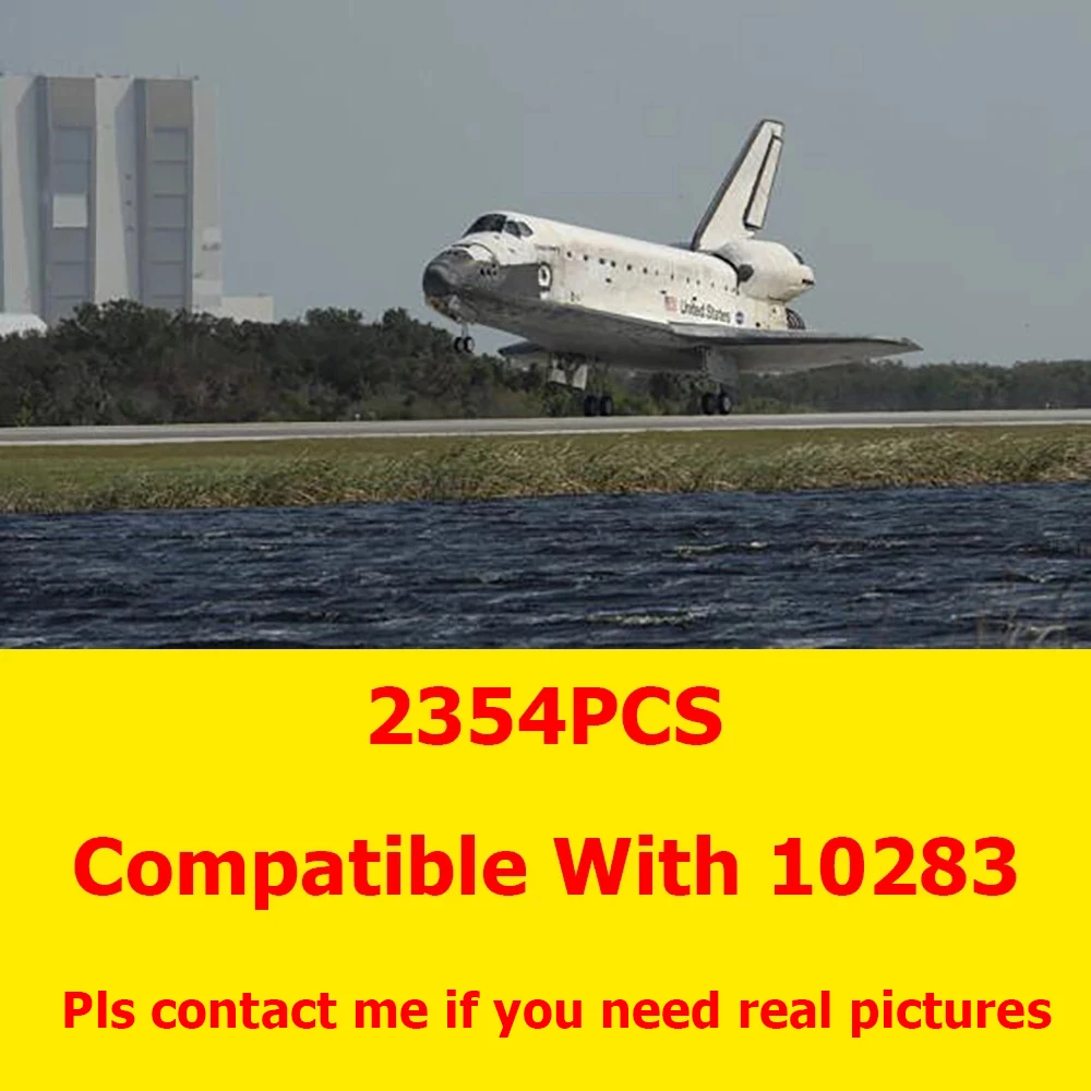 New 2354pcs Space Shuttle Model Building Blocks Space Agency Discovery Space Shuttle Bricks Creative Toys for Kids Gifts 10283