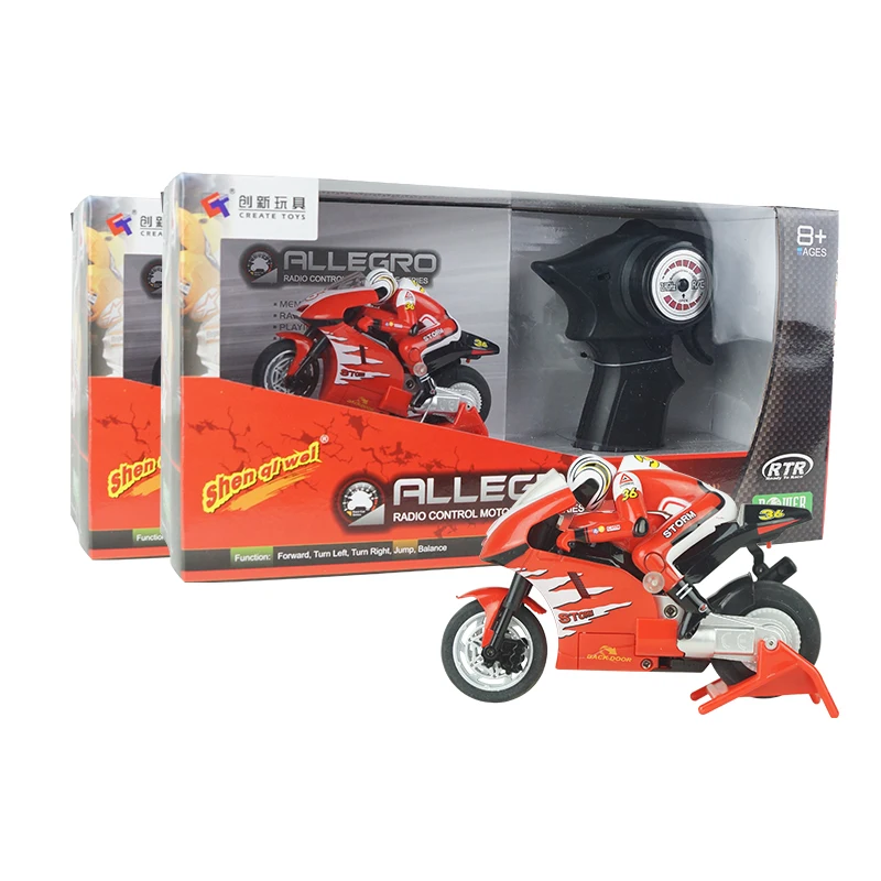 EBORUI 8012 RC Motorcycles 4 Channel Remote Control Motorcycle Goes on 2 Wheels RC Motorcycle Motorbike RTR