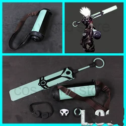 LOL Ekko Cosplay Sword Weapon Props the Boy Who Shattered Time Costume Halloween Party League of Legends Ekko Mask Glassesses