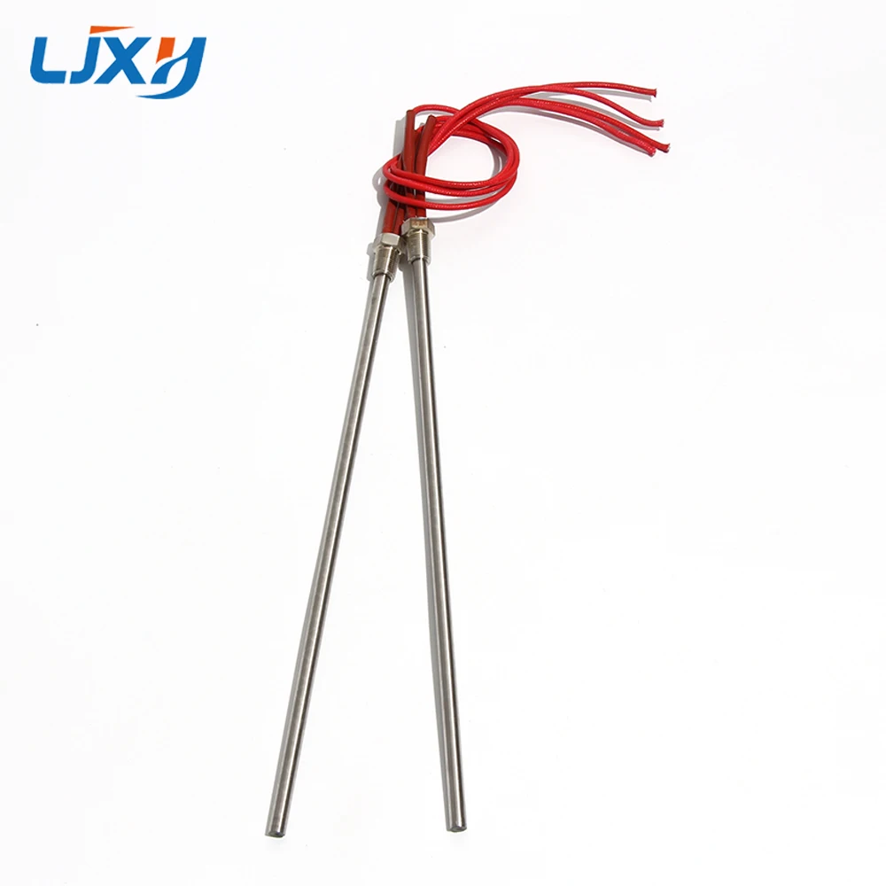 LJXH DN6/10mm Thread Cartridge Heater Heating Element 6x100/150/200/250/300mm Tube Size AC110V/220V/380V 201 Stainless Steel