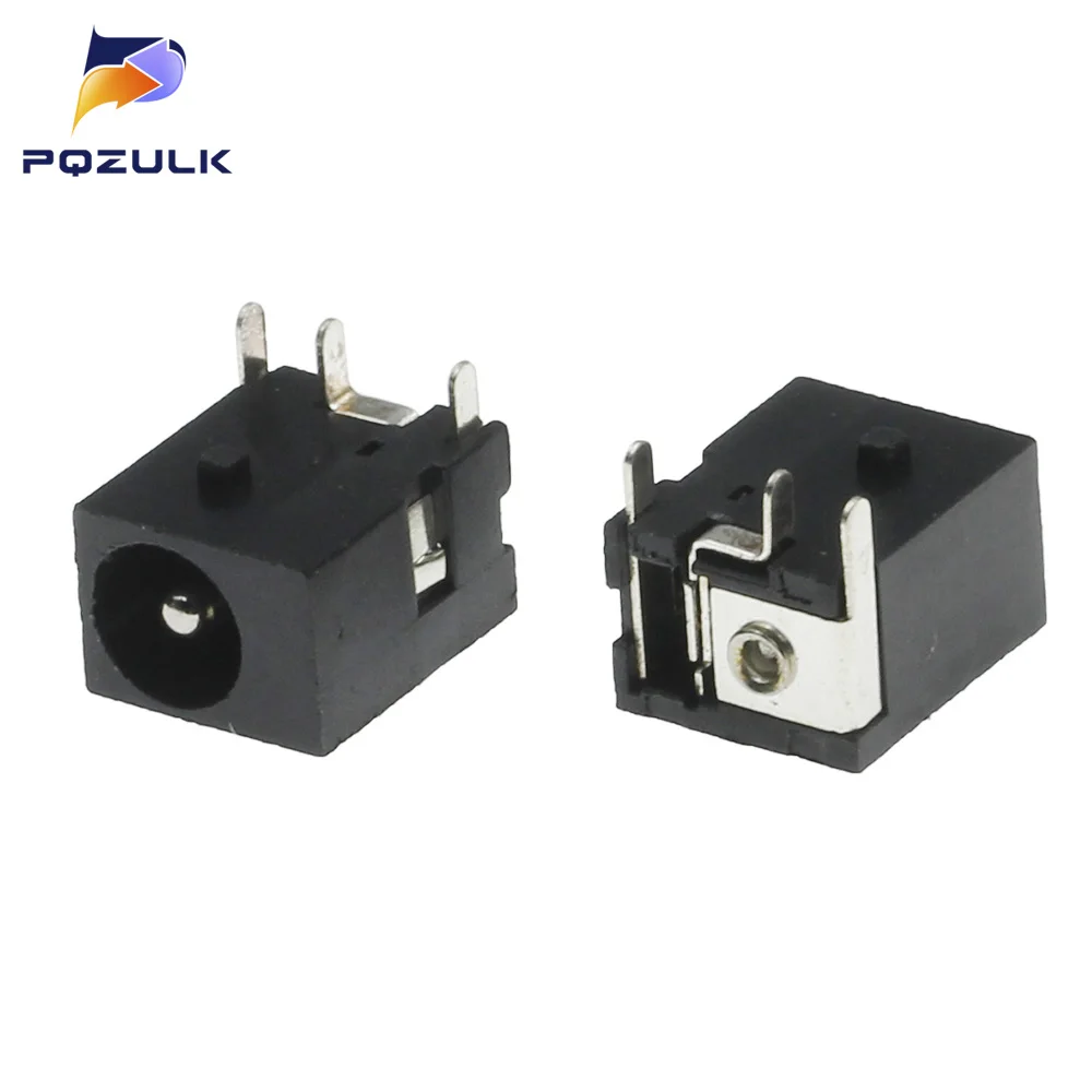 DC-044 5.5*2.1MM DC Power Supply Socket Power Supply Interface DC044 3Pin Power Socket Black