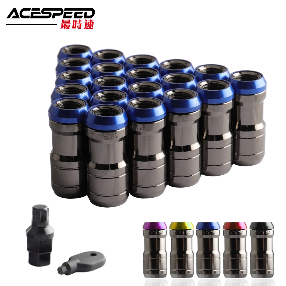 

Steel RIM Racing Lug Wheel Nuts Screw Body Titanium 20PCs CAR For Toyota For Honda Etc M12x1.25/M12x1.5