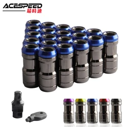 Steel RIM Racing Lug Wheel Nuts Screw Body Titanium 20PCs CAR For Toyota For Honda Etc M12x1.25/M12x1.5