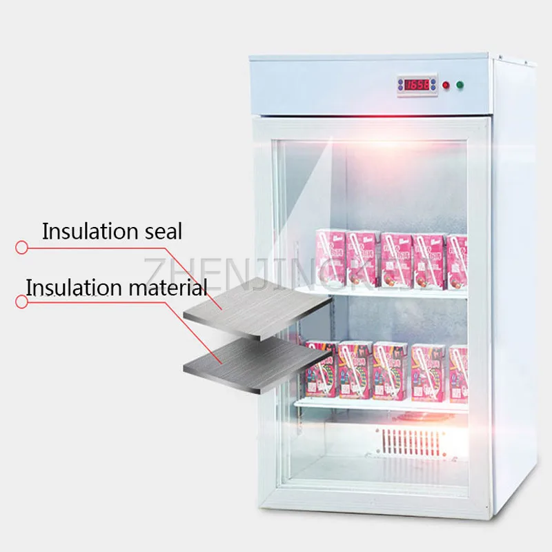 Commercial Heating Cabinet Intelligent Food Keep Warm Showcase Milk Tea Coffee Hot Drink Cabinet Restaurant Bakery Equipment