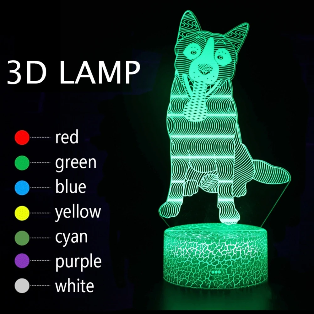 Soggiorno decorazione lampade zodiaco cinese camera da letto per bambini luce Led retroilluminazione decorazione della stanza adolescente USB lampada moderna scrivania