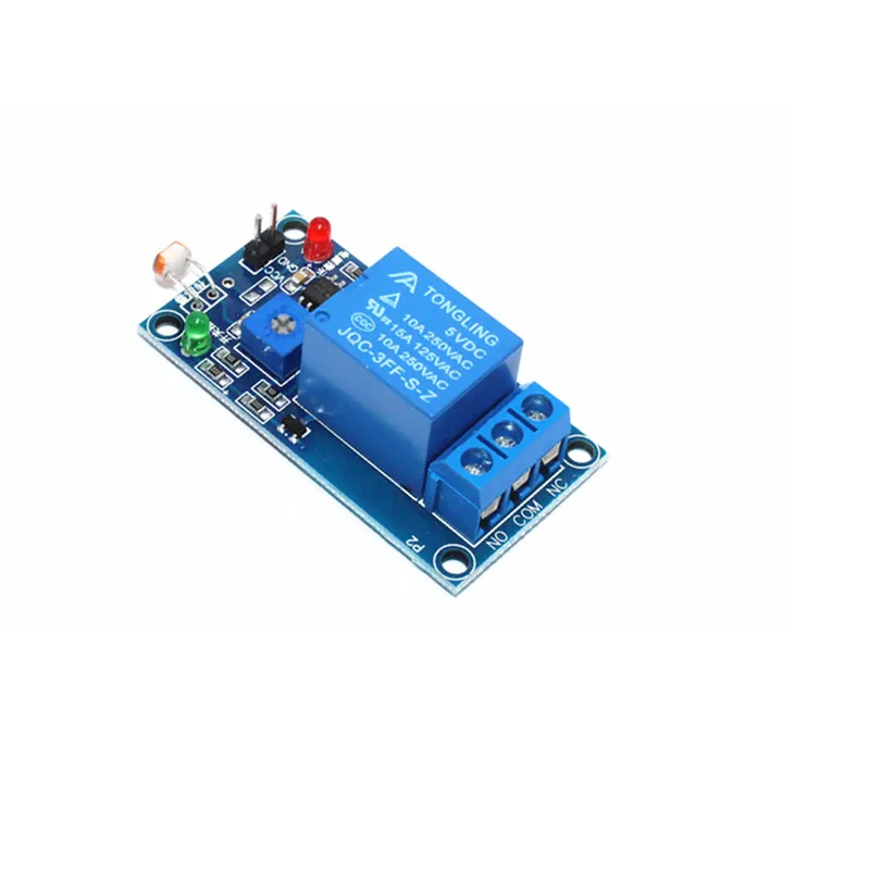 5V/12V light control switch Photosensitive resistance plus relay module Light detection switch Photosensitive sensor