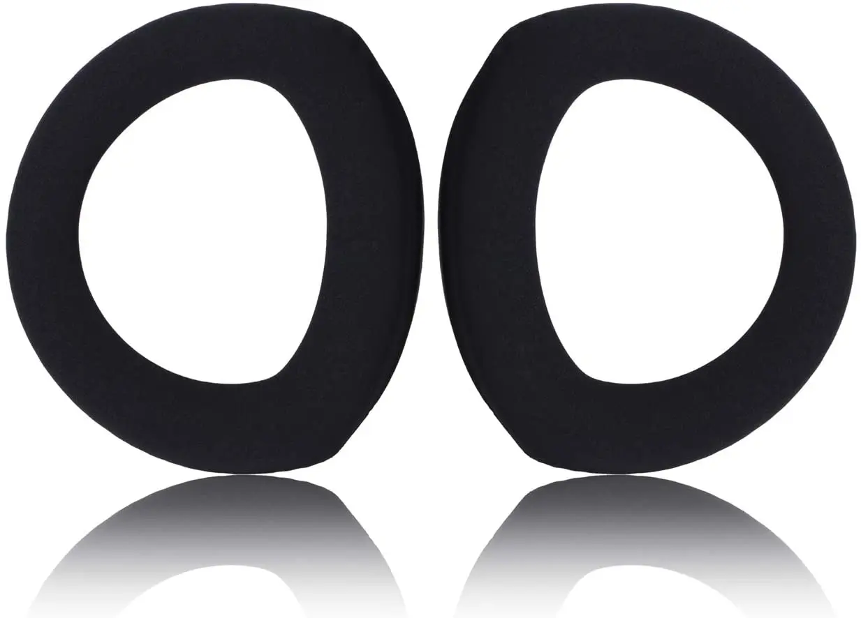 وسادات الأذن لسماعات الرأس Sennheiser HD800 HD800s فوق الأذن تغطي جلد البروتين البلوري مع جزء بلاستيكي من النموذج الأسود