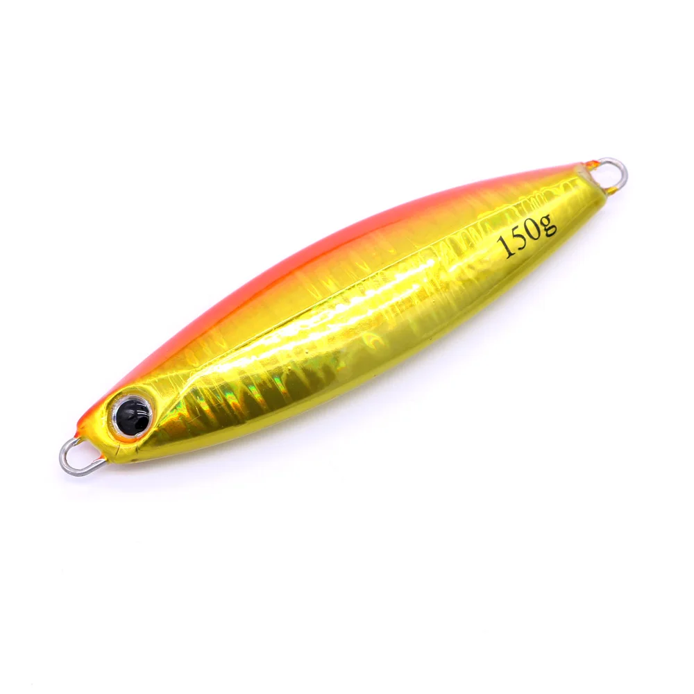 CASTFUN Slow Blatt S 150g 180g Artificial Bait Lure Fishing Lures Saltwater Slow jig Metal jigs Glow Jigging Lure