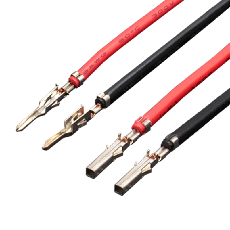 10PCS 5557/5559 4.2mm Pitch Connector Wire Male Female Docking Terminal Cable 18AWG 30CM Multi Color terminal wire harness