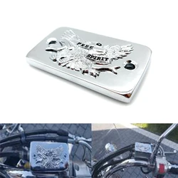 3D Motor Front Billet Brake Master Cylinder Fluid Reservoir Cover Oil Cap Chrome For Suzuki Boulevard S83 C90 Intruder 1400 1500