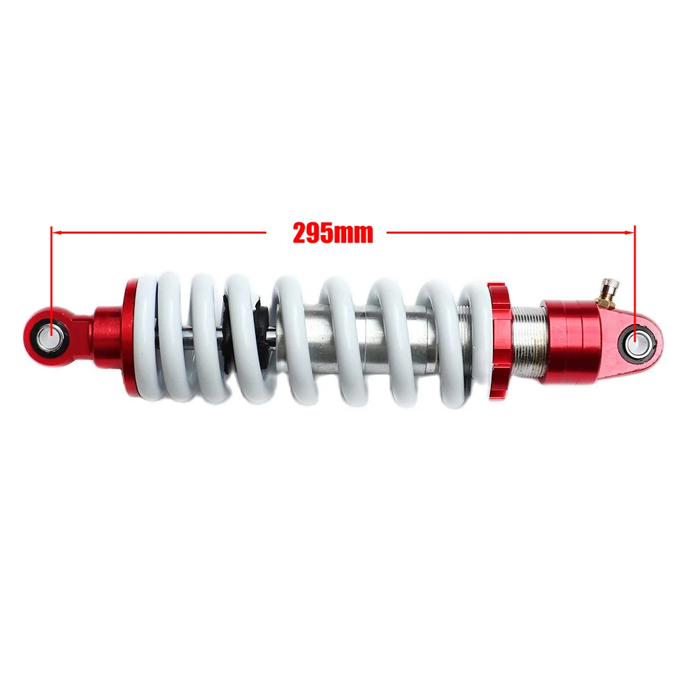 Shock Absorber Struts Aluminium Alloy Shock Absorber Motorcycle Rear Back Suspension Struts for Off-Road Motor ATV 295mm