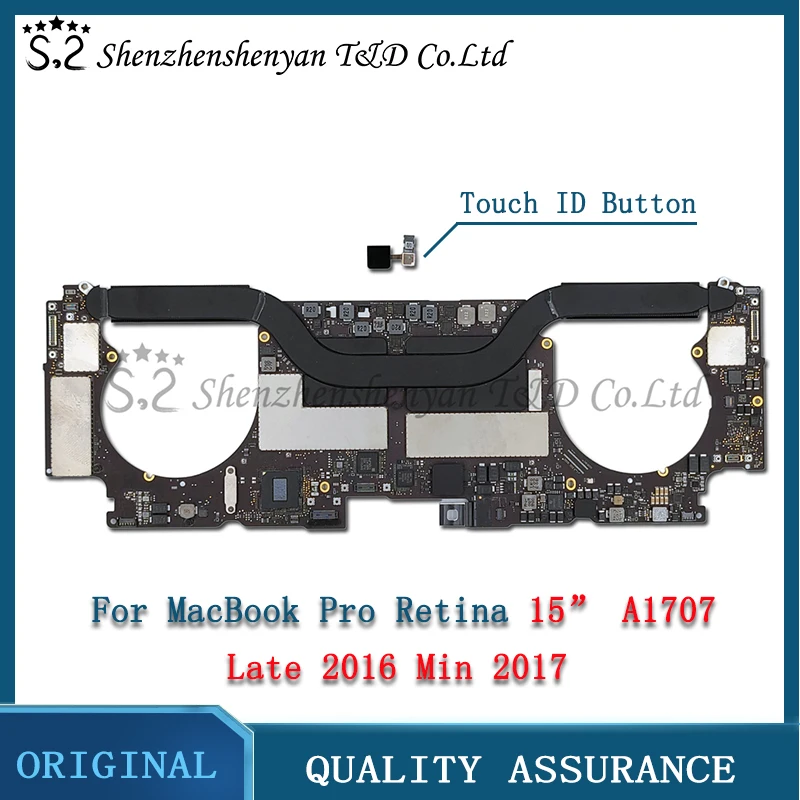 Tested A1707 Motherboard 820-00928-A for MacBook Pro 15 '' A1707 Logic Board 820-00281-A 2016 2017 Year EMC 3072 EMC 3162