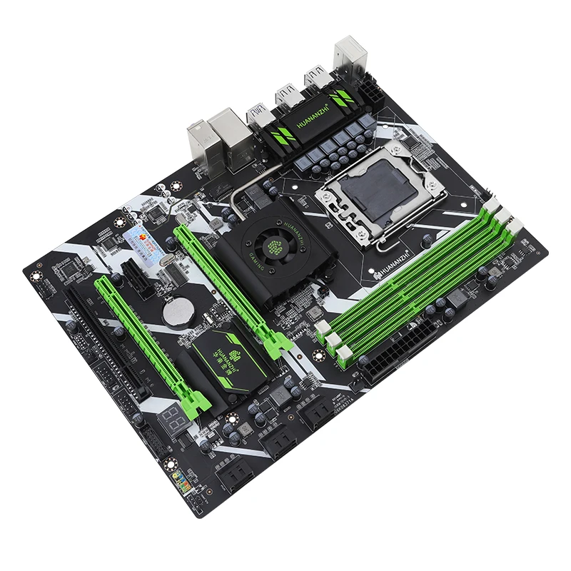 Imagem -03 - Huananzhi Placa Mãe Suporta Intel Lga 1366 Ddr3 1066 1333mhz 48gb Sata2.0 Usb3.0 Lga1366 Atx