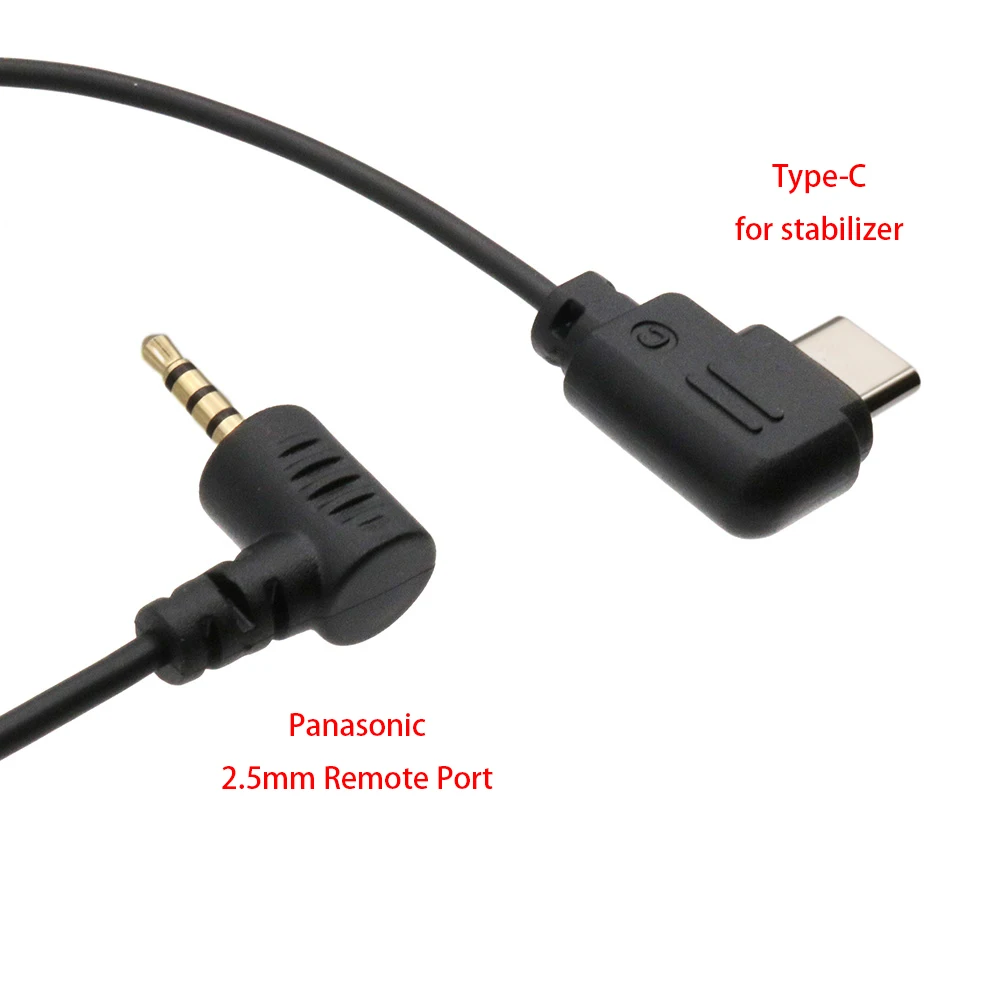 For DJI Ronin SC to Panasonic GH3 GH4 GH5 GH5S G85 G9 etc. 25cm Control Cable (RSS-P) Type-C to Panasonic 2.5mm Remote Port