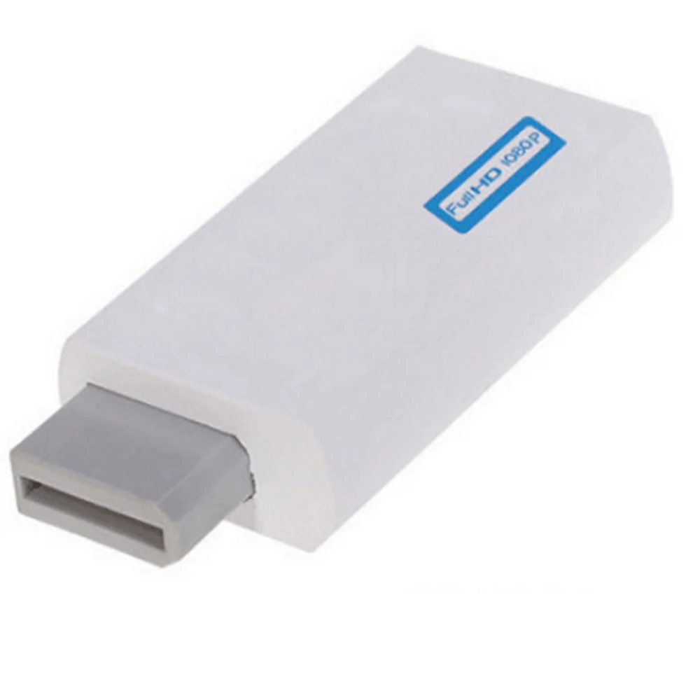 100pcs a lot New For Wii to for HD Adapter Converter Support 720P1080P  3.5mm Audio For HDTV