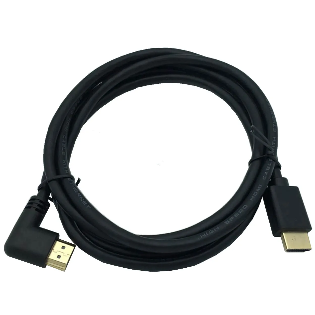 4K kabel 2.0 kompatybilny z HDMI 90/270 stopni kabel HDTV 15CM 0.6M 1.8M 1080P 3D dla projektor do komputera TV PS3 4 Ultra 3D komputer