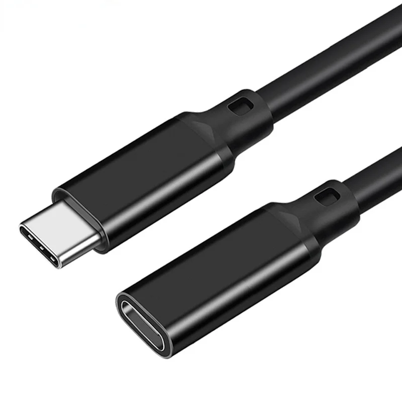 1 м/2 м 10 Гбит/с Gen2 Type-C USB 3.1 штекер-USB-C женский удлинительный кабель 100 Вт для зарядки данных для MacBook Switch Phone