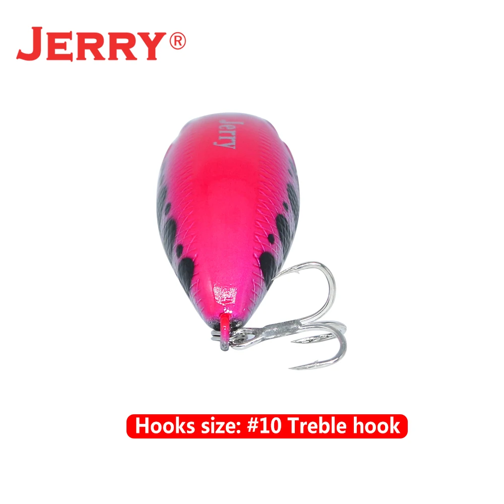 Jerry Rounder Ultralight Forel Bass Pike Wobbler Vissen Lokt Ratelende Diep Duiken Plug Crank Magnetische Gewicht Kunstmatige Aas