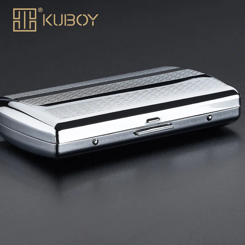 Portable Mini Cigarette Case for Men and Women Stainless Steel Thick 84mm Cigarette 12Pcs