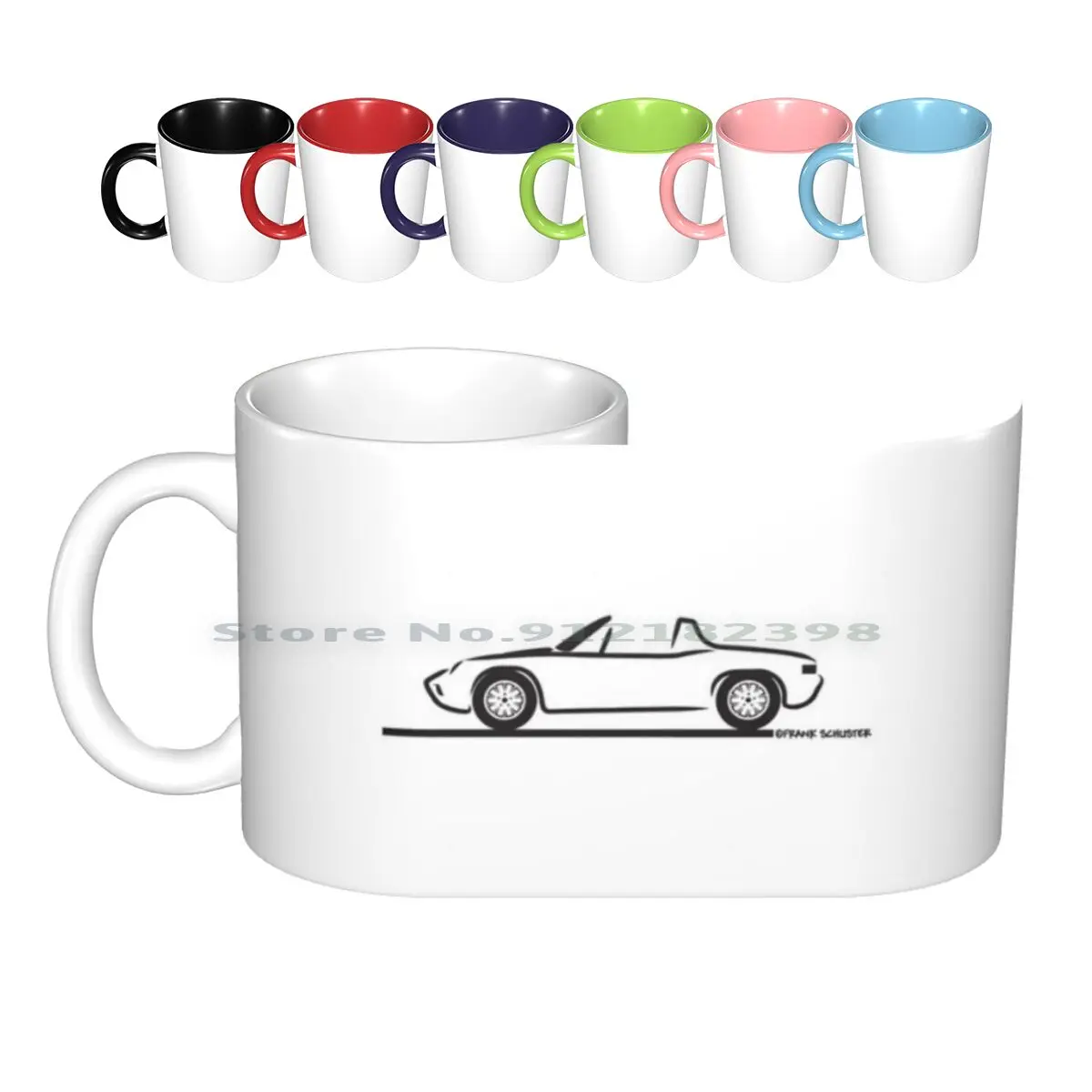 914 , 916 , 914 / 6 Ceramic Mugs Coffee Cups Milk Tea Mug 914 916 914 916 916 S 916 916 6 Frank Schuster Karmann Flat Four Flat