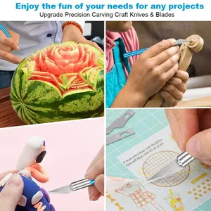 Nicht -Slip -Aufnahme -Metall -Messer -Kit, Klingenschneider, handgefertigte Mobiltelefonmesser, pCB -Reparaturwerkzeuge, 40 PCs, 10pcs, #11 Hauptholz -Slipper - №6